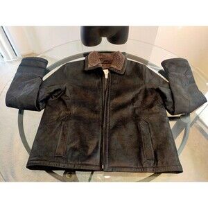 Hugo Buscati Collection Collared Black Jacket Size Medium